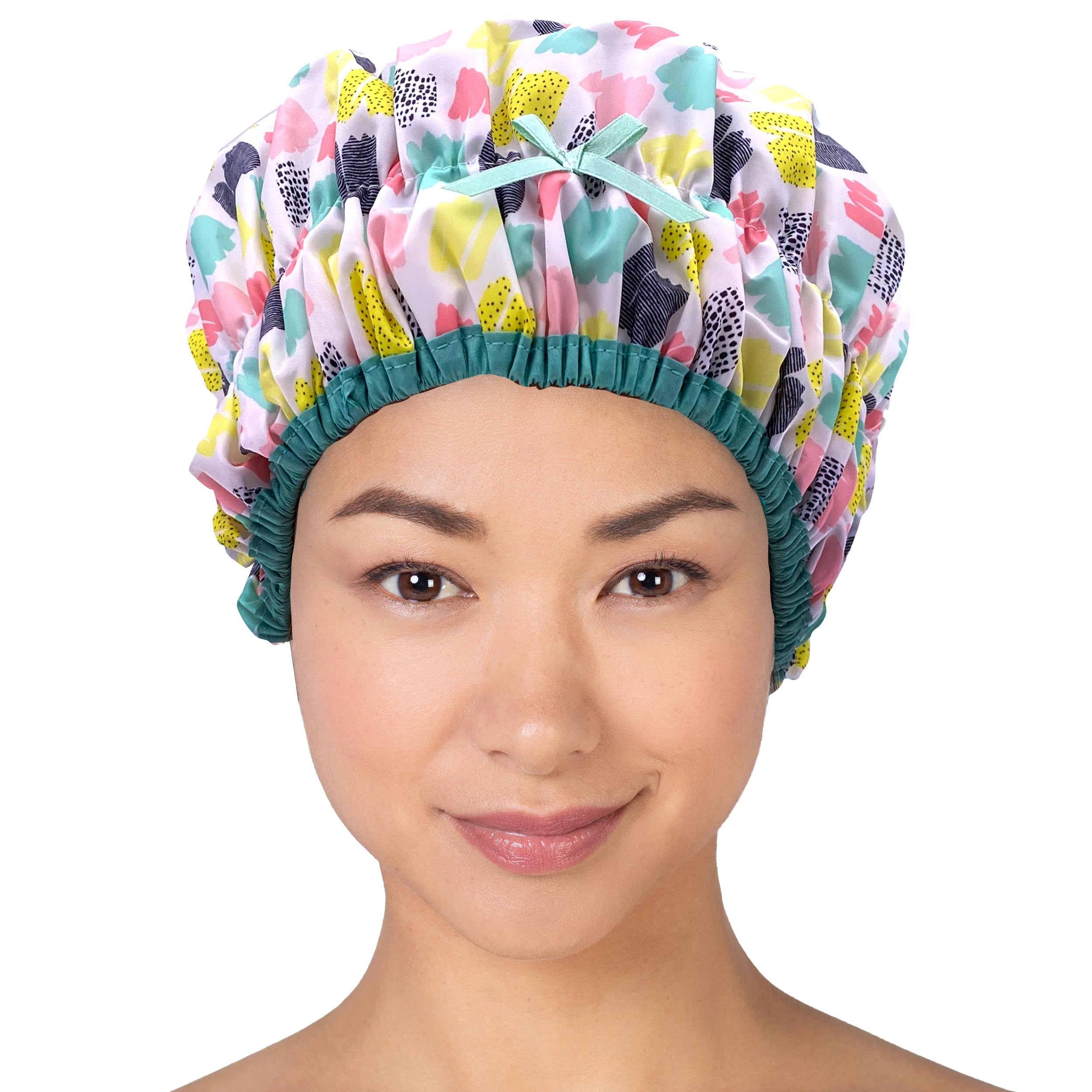 Betty Dain Fashionista - Gorro de ducha reutilizable, color vivo