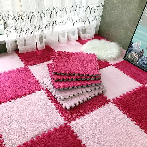 Miniatura 7 de 12 tapetes entrelazados de espuma EVA suaves y esponjosas, alfombras protectoras para el suelo, tapetes de juego para niños, habitación de niños,