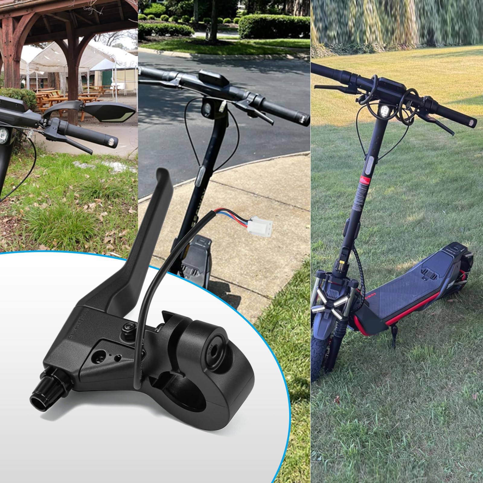 JOYSOG Frein à main pour scooter ZT3 Pro, levier de frein gauche/droite de rechange pour scooter électrique Ninebot ZT3 Pro (levier de frein gauche)