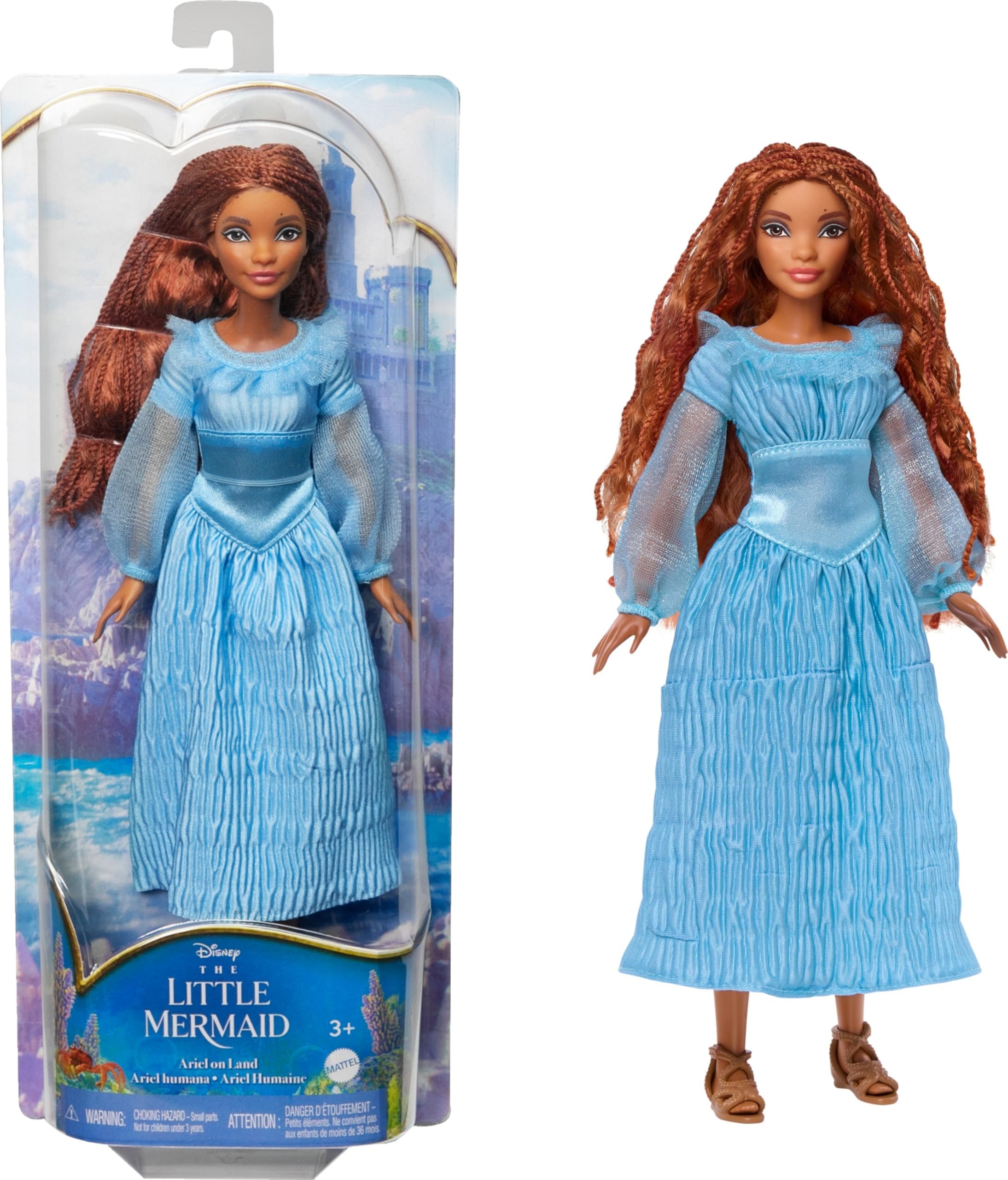 Disney Mattel The Little Mermaid Ariel Fashion Doll On Land in Signature Blue Dress, Toys Inspired The Little Mermaid??
