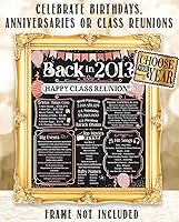 Vista 474 de Lone Star Art 66ª Reunión de Graduados (Sesenta y seis) Decoración en Oro - Recordando El Año - Clase de 1959 - Póster Sin Marco de 11x14 - Globos