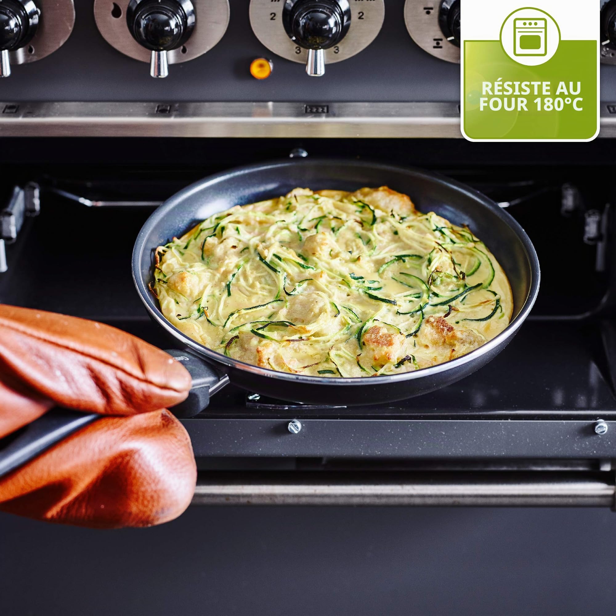 GreenPan Memphis Lot de 20 casseroles et poêles en céramique antiadhésives, sans PFAS, à induction, passe au lave-vaisselle, au four, noir