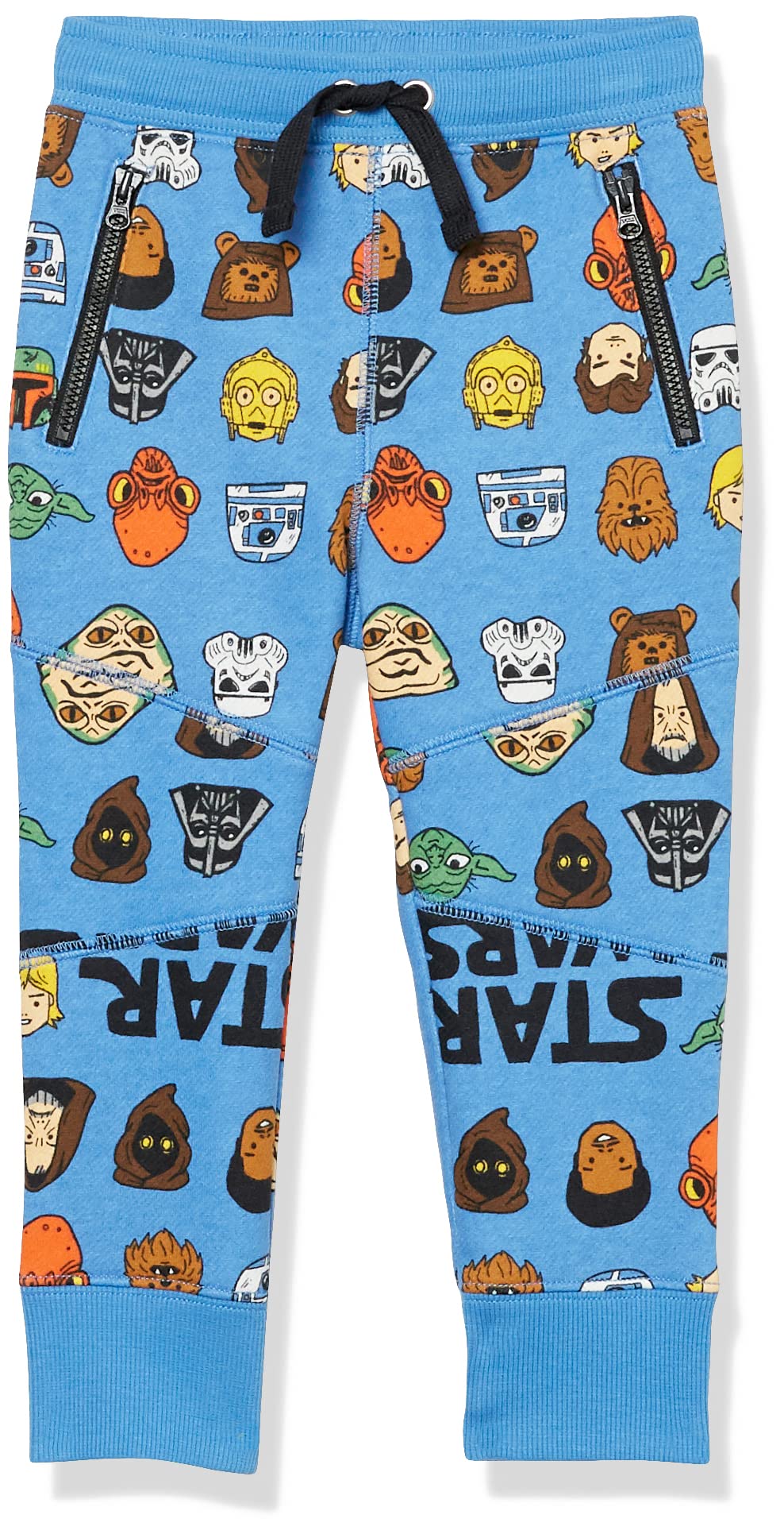 Amazon Essentials Disney | Marvel | Star Wars Pantaloni da Jogging Felpati con Tasca con Cerniera (in precedenza Spotted Zebra) Bambini e Ragazzi