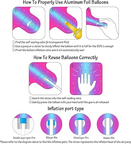 Miniatura 3 de Globos de números azules estrellados de 40 pulgadas, globos de papel de aluminio de mylar para decoración de banquete de fiesta de cumpleaños 7