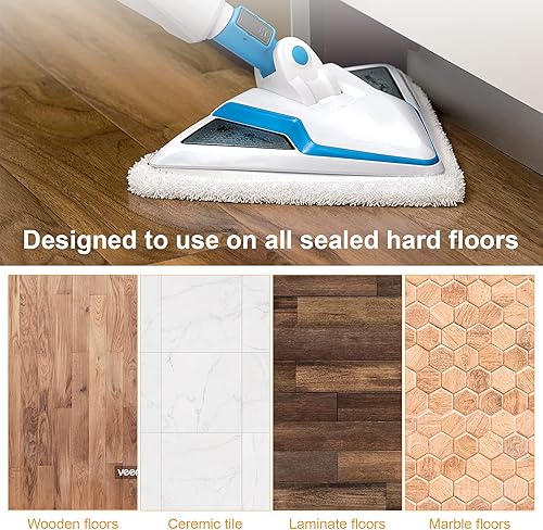 Vista 5 de Paquete de 4 almohadillas de repuesto para trapeador de vapor Bissell PowerEdge y PowerForce Lift-Off serie 2078, 2165, 20781, Bissel Poweredge