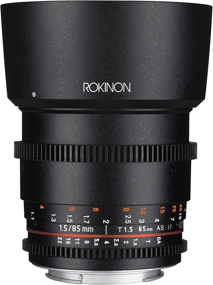 Amazon | Rokinon 85mm T1.5 Cine DSレンズ Sony E用 | ビデオカメラ用 Amazon | Rokinon 85mm T1.5 Cine DSレンズ Sony E用 | ビデオカメラ用