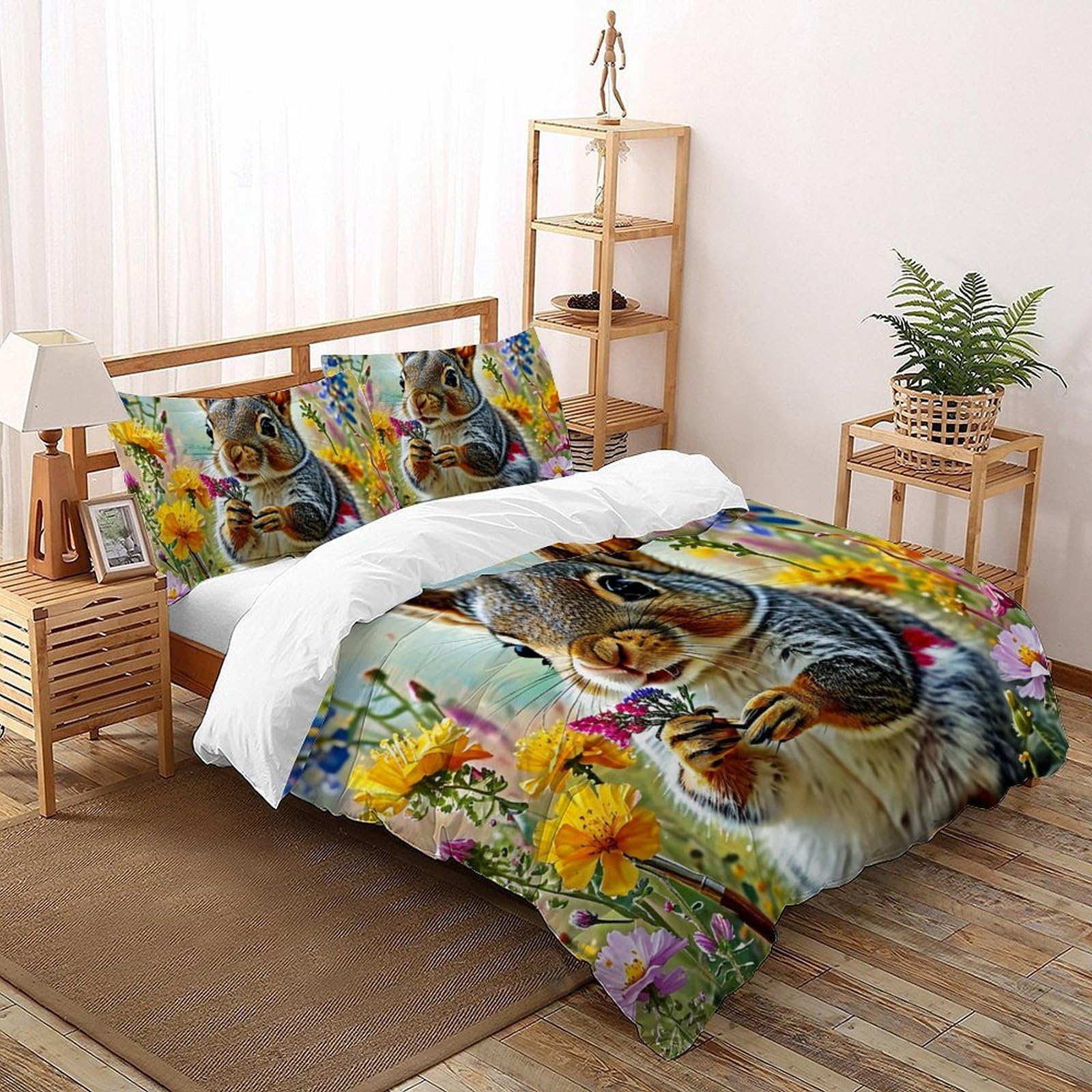 Housse de couette enfant 3D douce lit super king 260x220 parure de lit taies