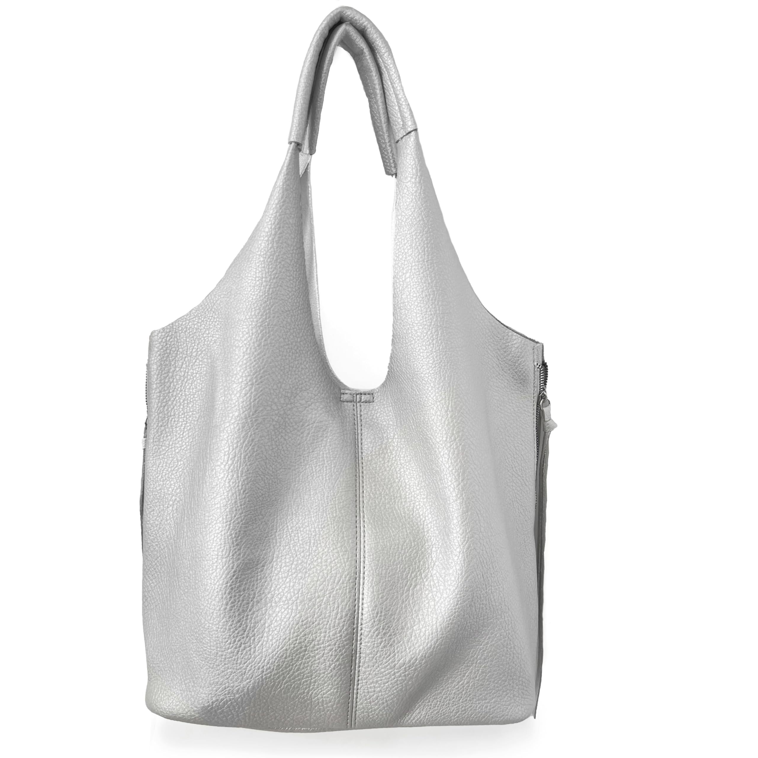 ANGELO Borsa da Donna a Spalla, Tote a Sacca Grande con Borsetta a Tracolla Regolabile, Shopping Bag Elegante in Pelle PU per Lavoro, Università, Ufficio, Viaggio, Grande Capienza