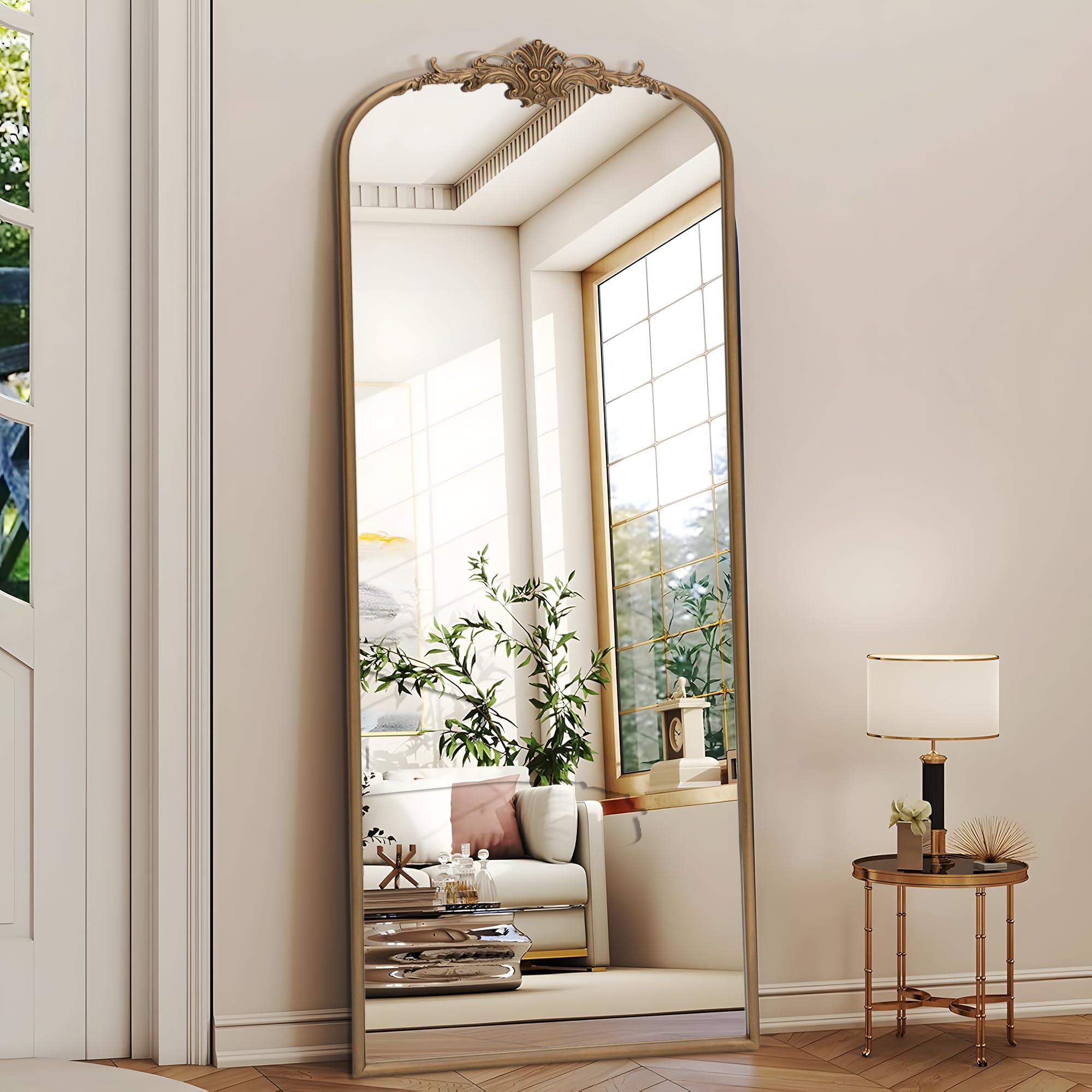 Amazon.com: Besdomus Vintage Mirror Full Length: 21x56 French Gold