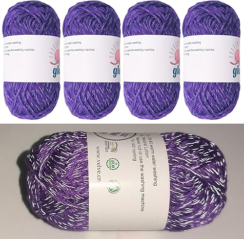 Hilo reflectante, hilo artesanal, hilo con purpurina, hilo que brilla en la oscuridad, hilo de alta visibilidad, sombrero reflectante para caminar