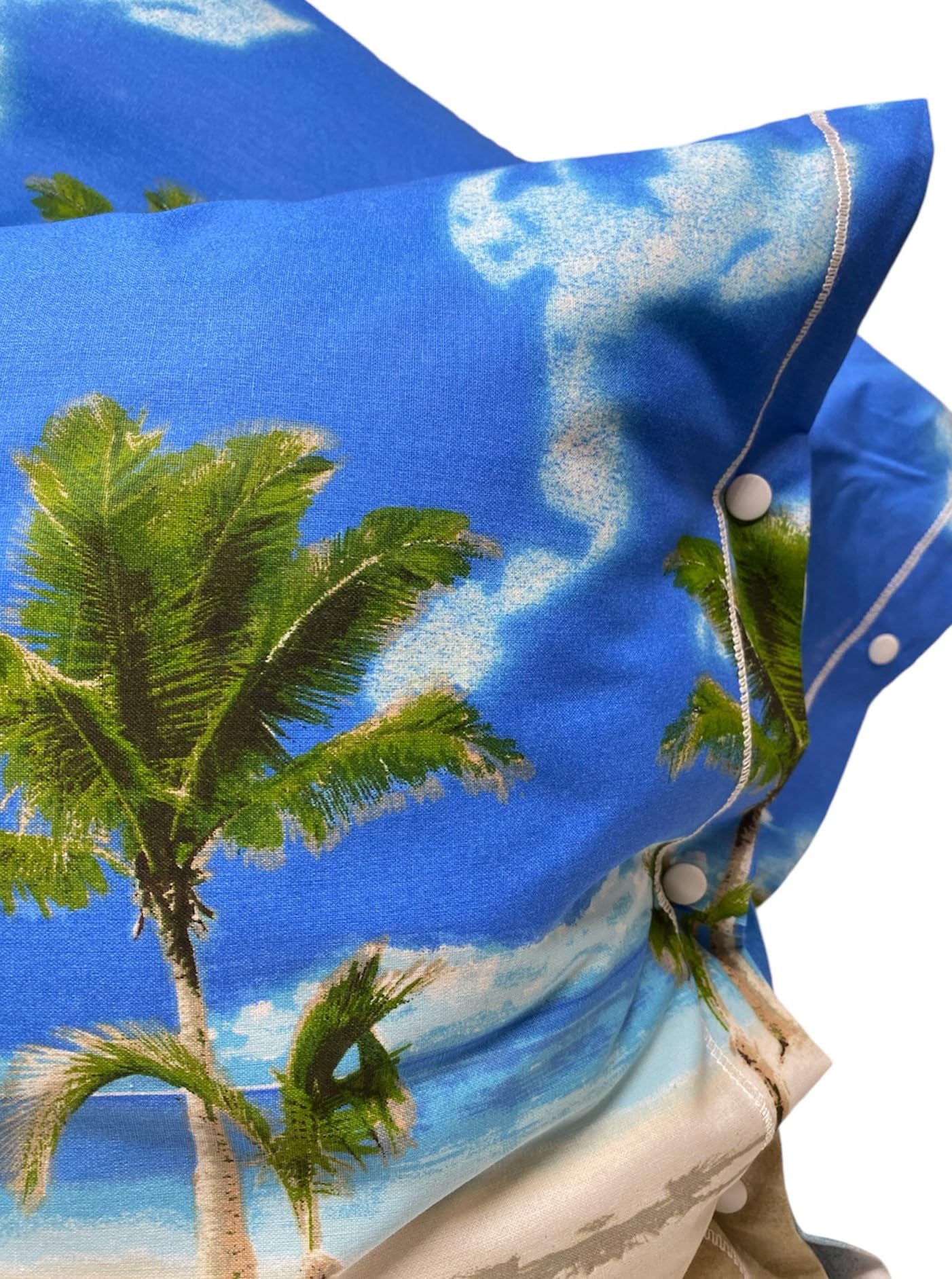 L'Emporio Casa Set Lenzuola Completo di Cotone 100% Italiano Tramonto Coralli Stelle Luna Pesci Varie Misure (Zanzibar, Matrimoniale)