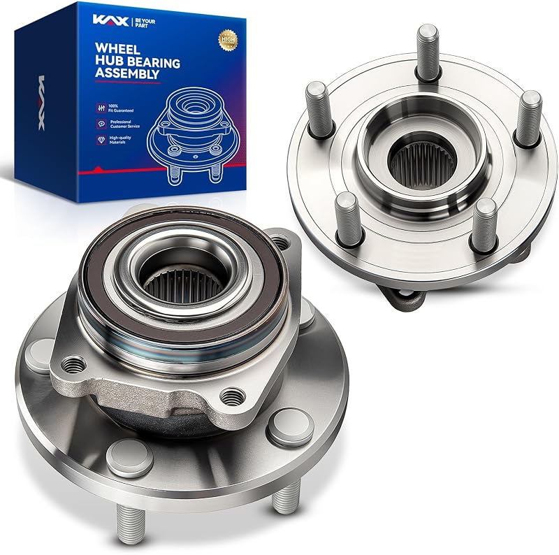 Cubo de roda com rolamento dianteiro KAX 513263 para Dodge Avenger, Chrysler 200 e Sebring – 2 unidades