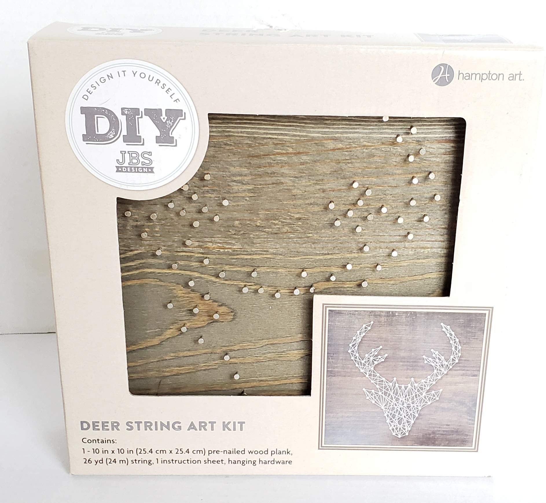 Jilllibean Soup Hampton Art Deer String Art Kit DIY JBS Design Yarn Crafts