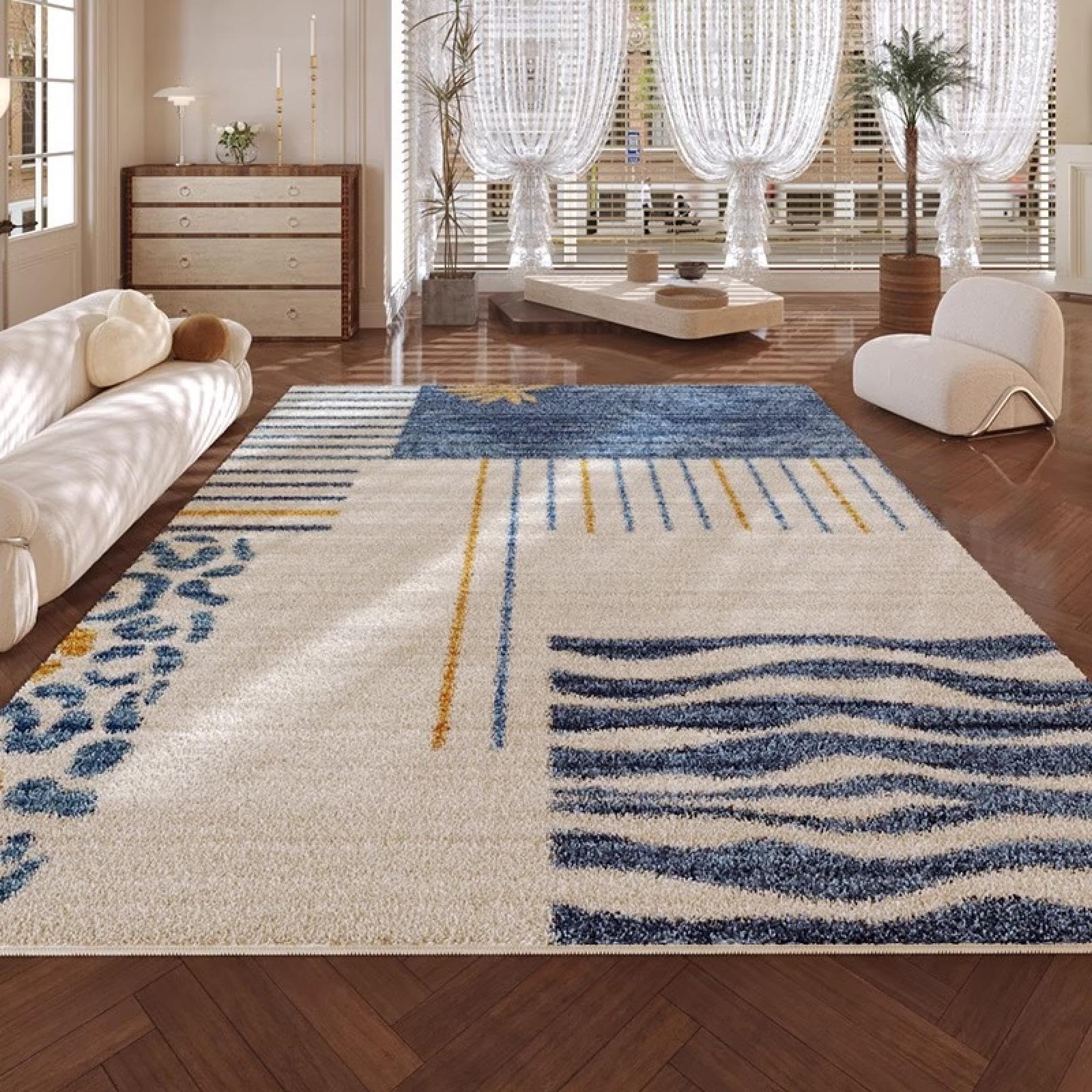 Tapis en cachemire pour salon et chambre : créez un coin cocooning doux