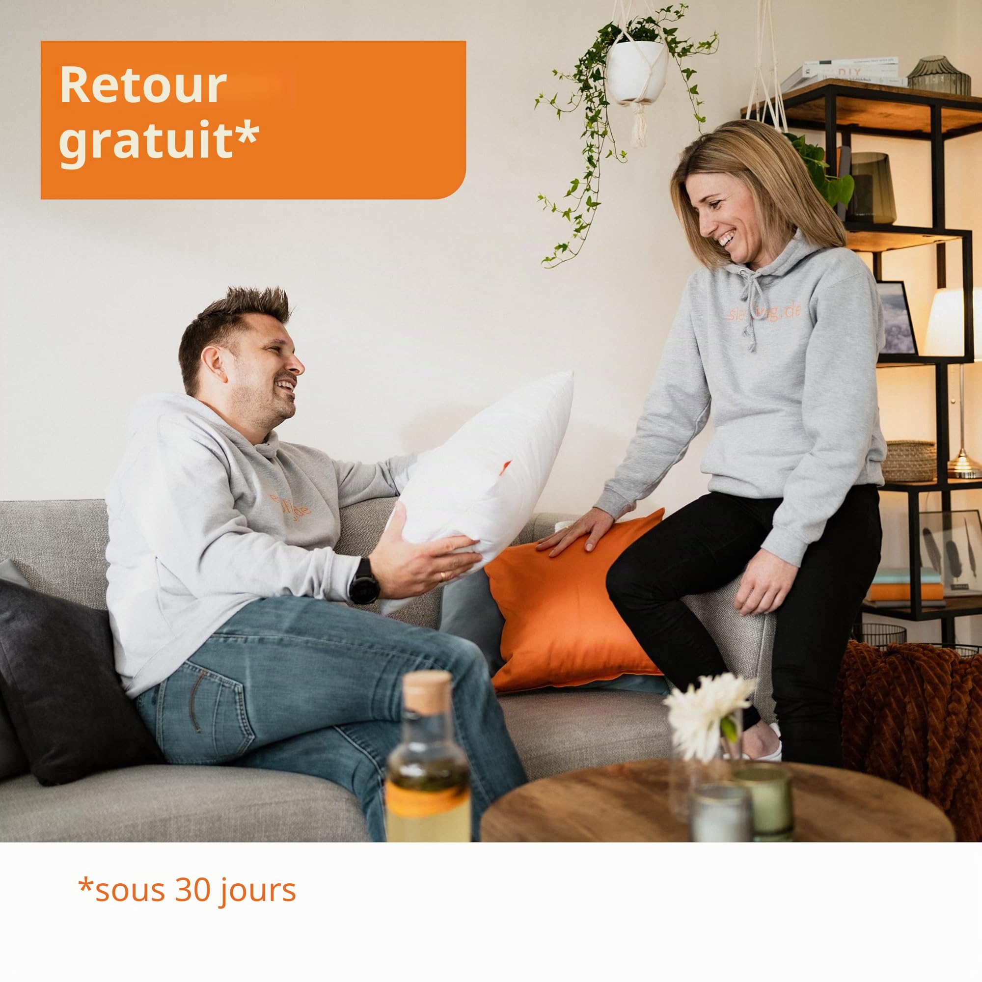 sleepling Coussin d'allaitement 40 x 190 cm - Long coussin de grossesse - Coussin de positionnement - 100 % microfibre - Lavable à 60 °C - Ökotex - Gris