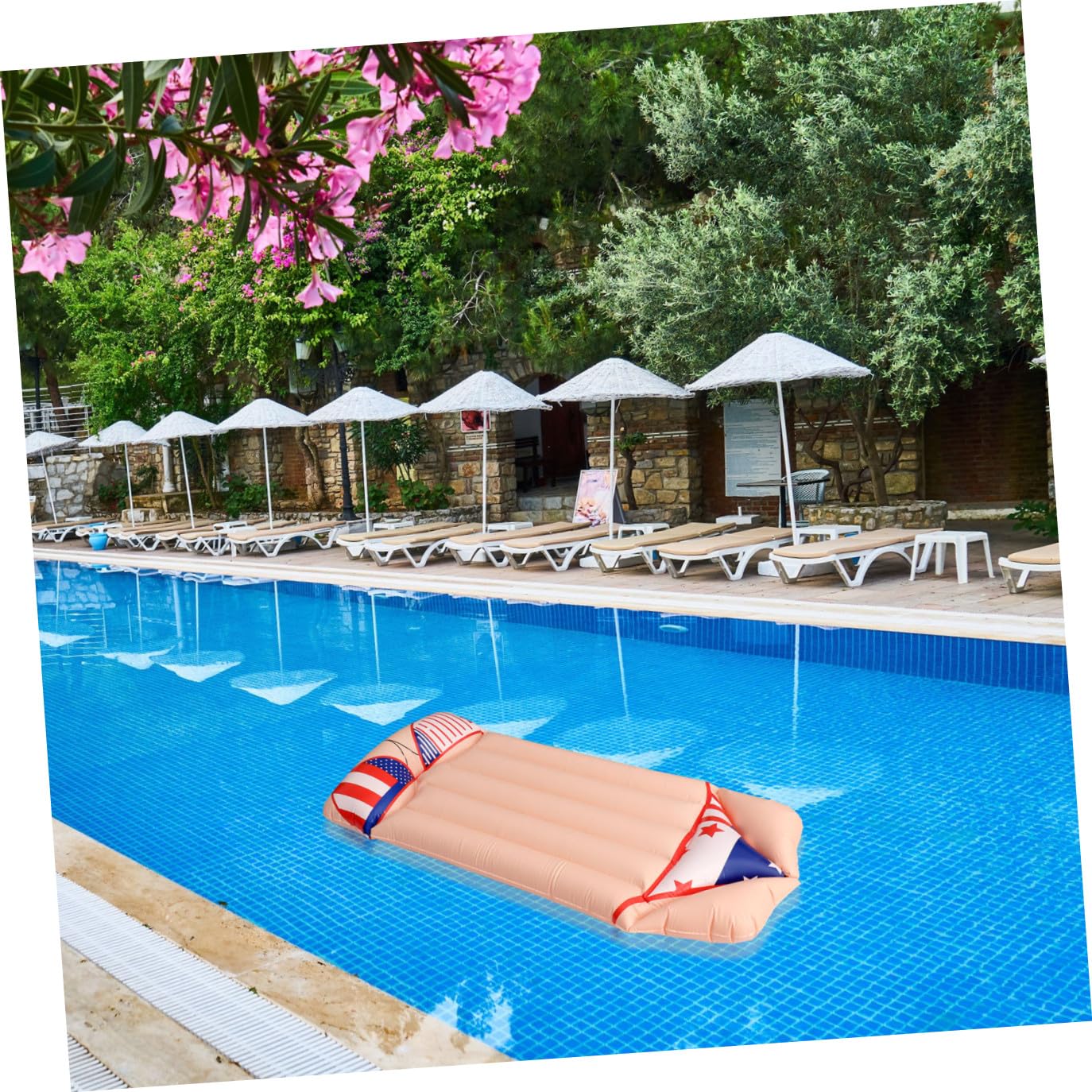 1 Pieza Colchón Inflable de Natación con Estilo Bikini Inflable para Piscina Colchoneta de Agua