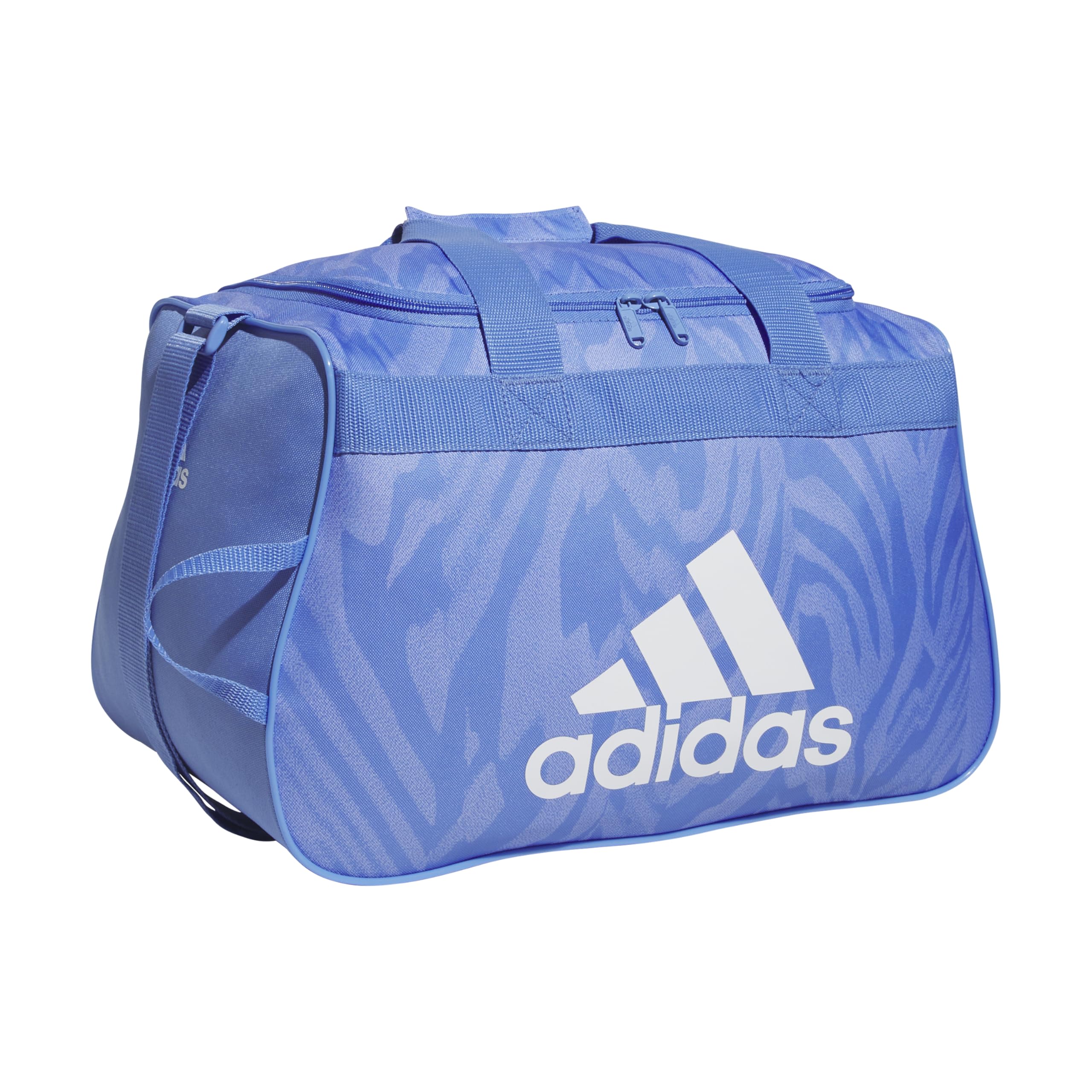 adidas Power Gym Bag – Lightweight Small Duffel, Lightwave Blue Fusion/White/Diablo, OSFA