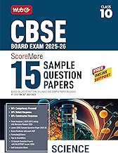 MTG CBSE Class 10 ScoreMore 15 Sample Papers Science Book For 2025-2026 Board Exam | Chapter-wise Competency-Based Questions (CBQs) | Based on Latest CBSE Pattern & Syllabus