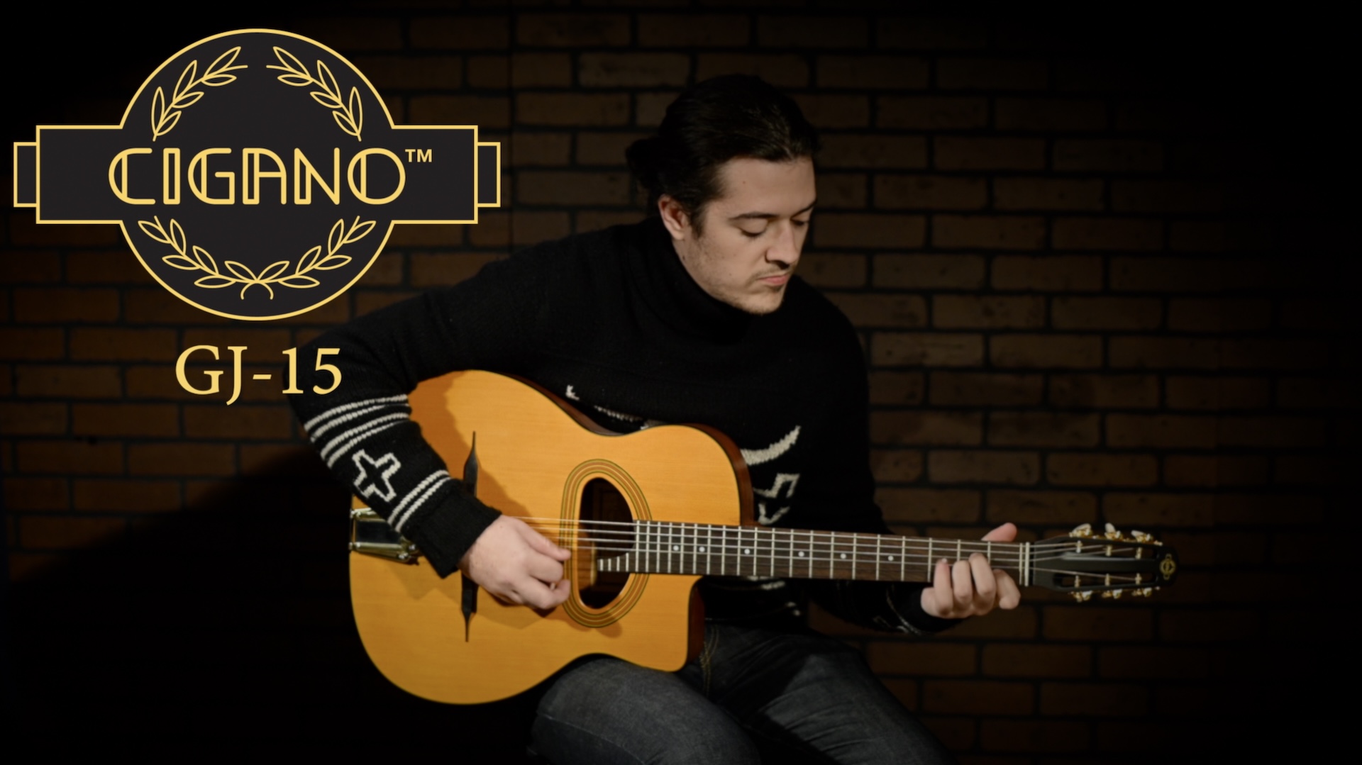 Amazon.com: Cigano GJ-15 Grande Bouche Gypsy Jazz Guitar : Musical