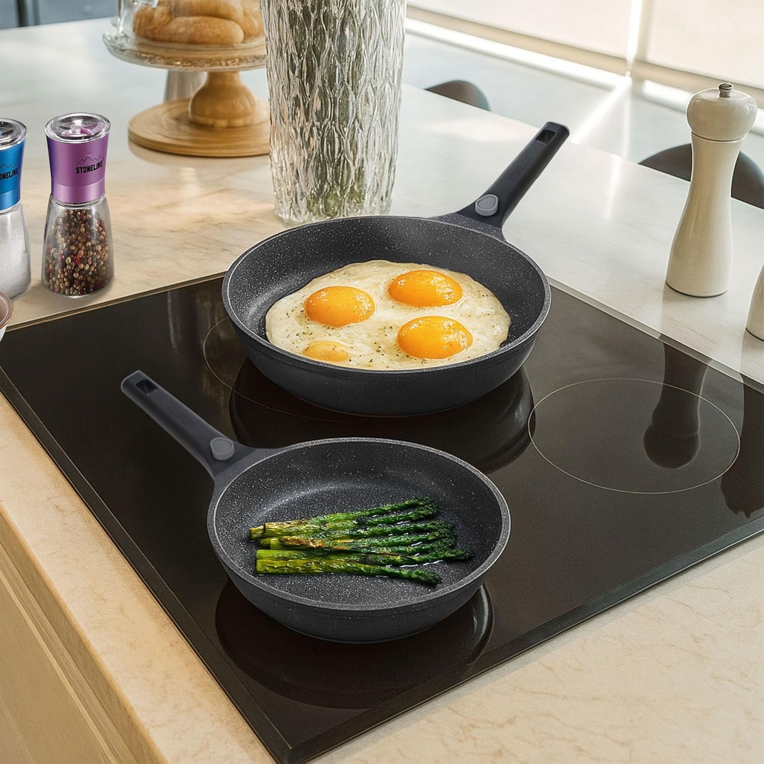 STONELINE Imagination Plus 3-Piece Frying Pan Set 20/24/28 cm
