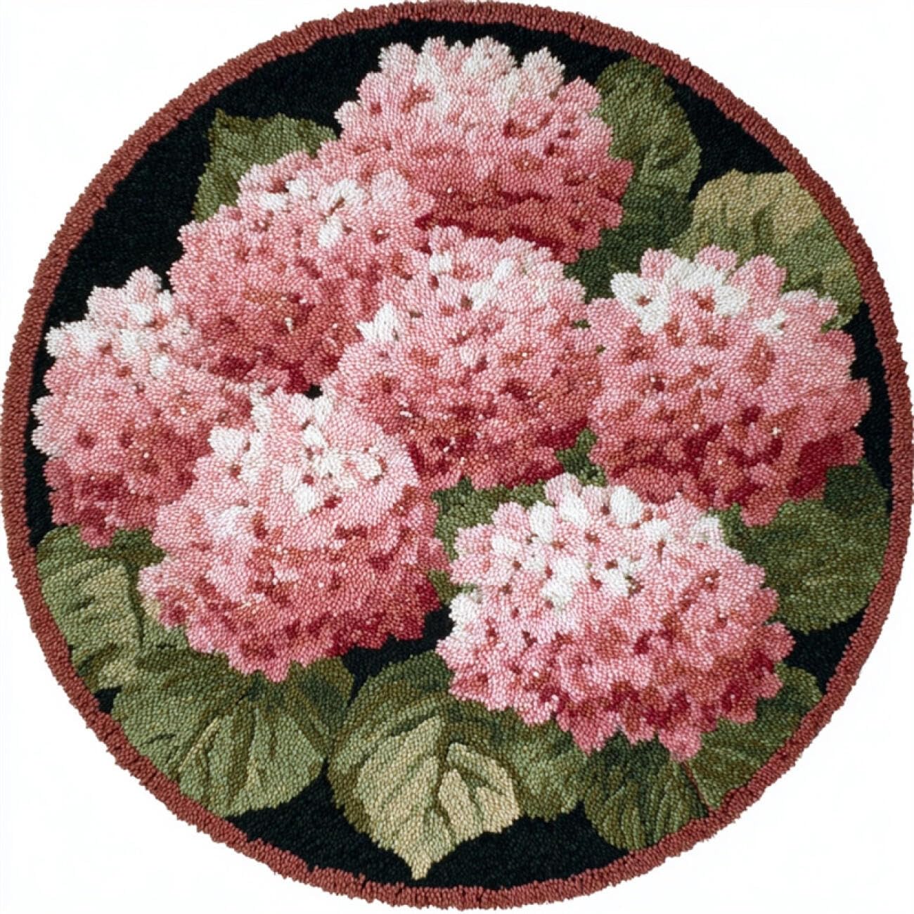 Kitquiver Tapestry Kits for Adults Pink Hydrangea 50x50cm