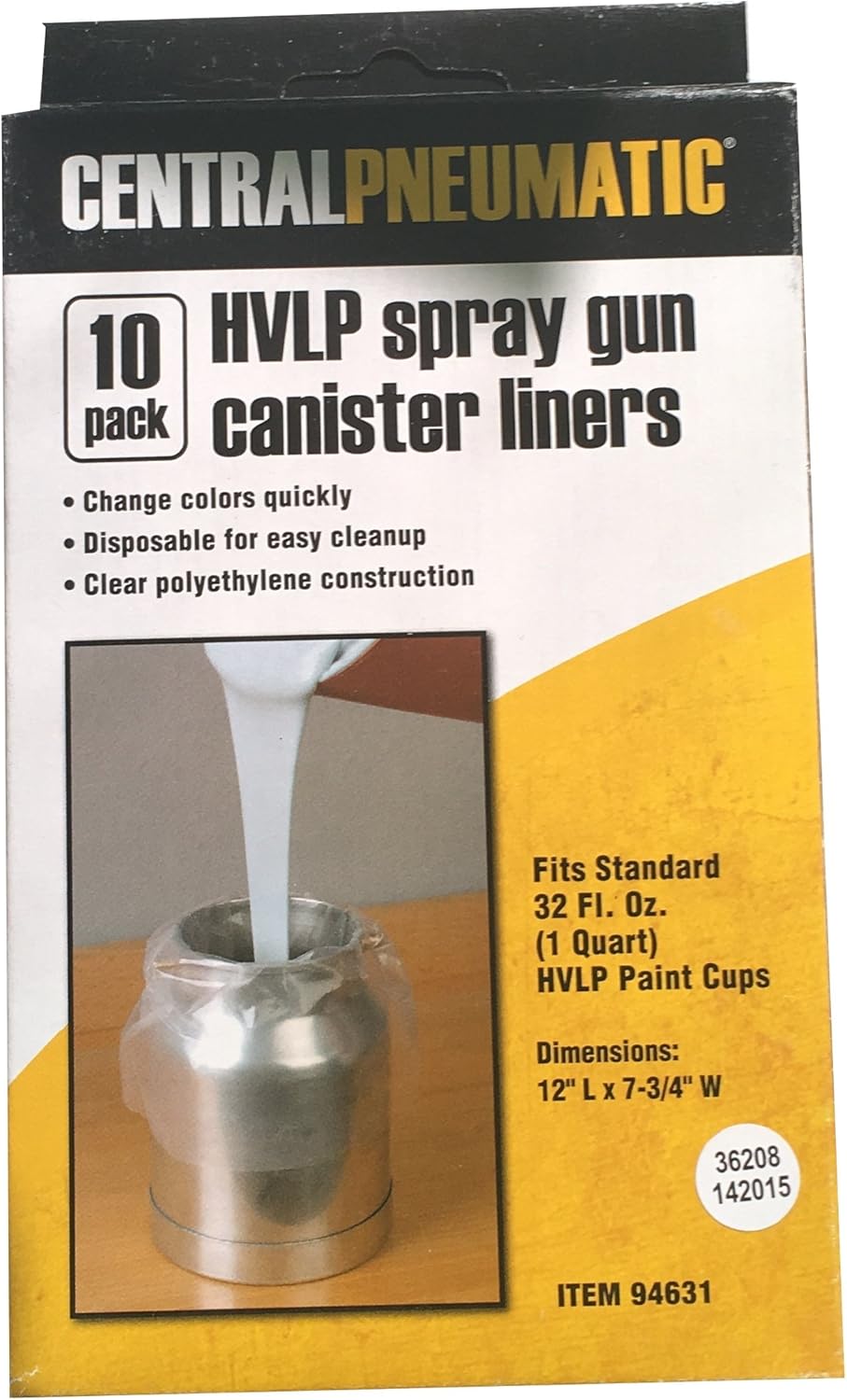 Central Pneumatic 94631 HVLP Spray Gun Liners from TNM