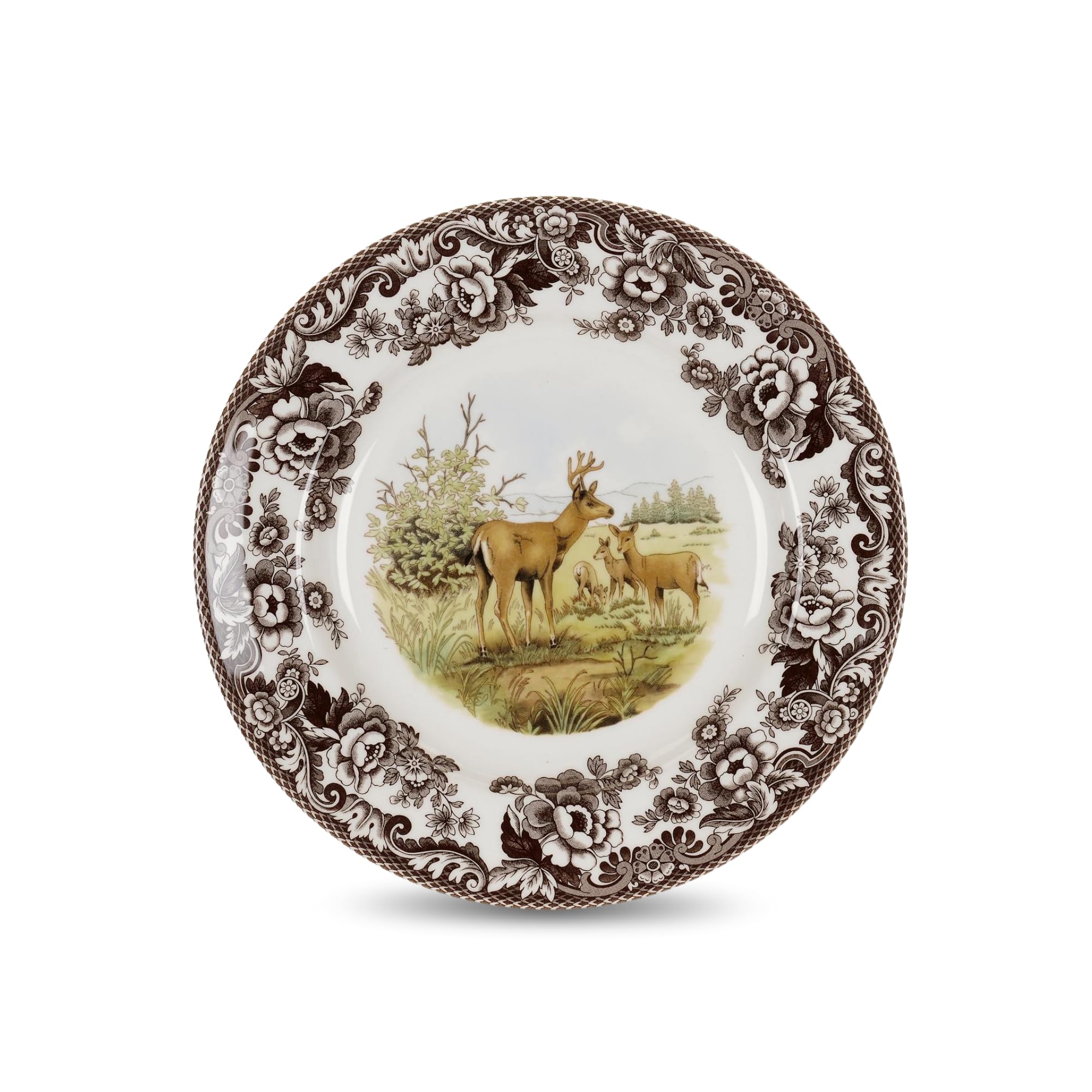 Spode Woodland 10.5" Dinner Plate, Mule Deer