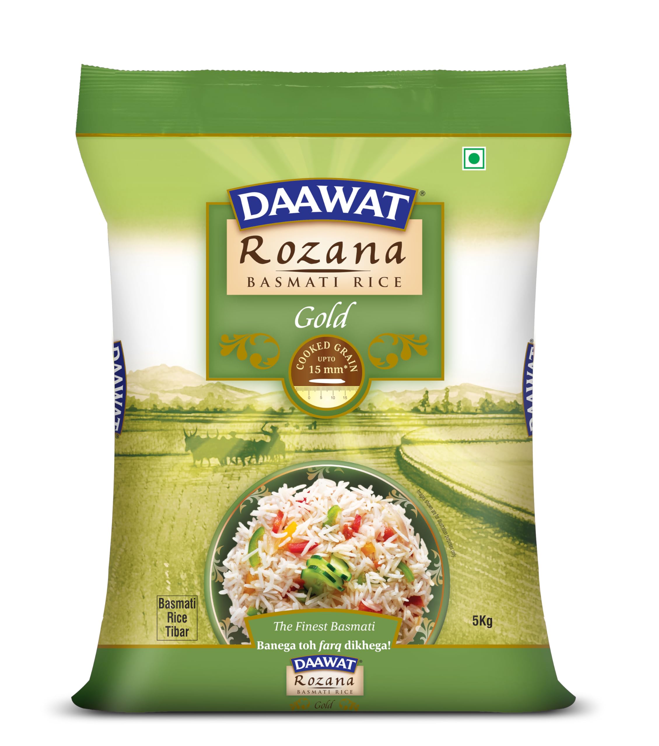 Buy Daawat Rozana Gold, Naturally Aged, Rich Aroma,Perfect Fit for