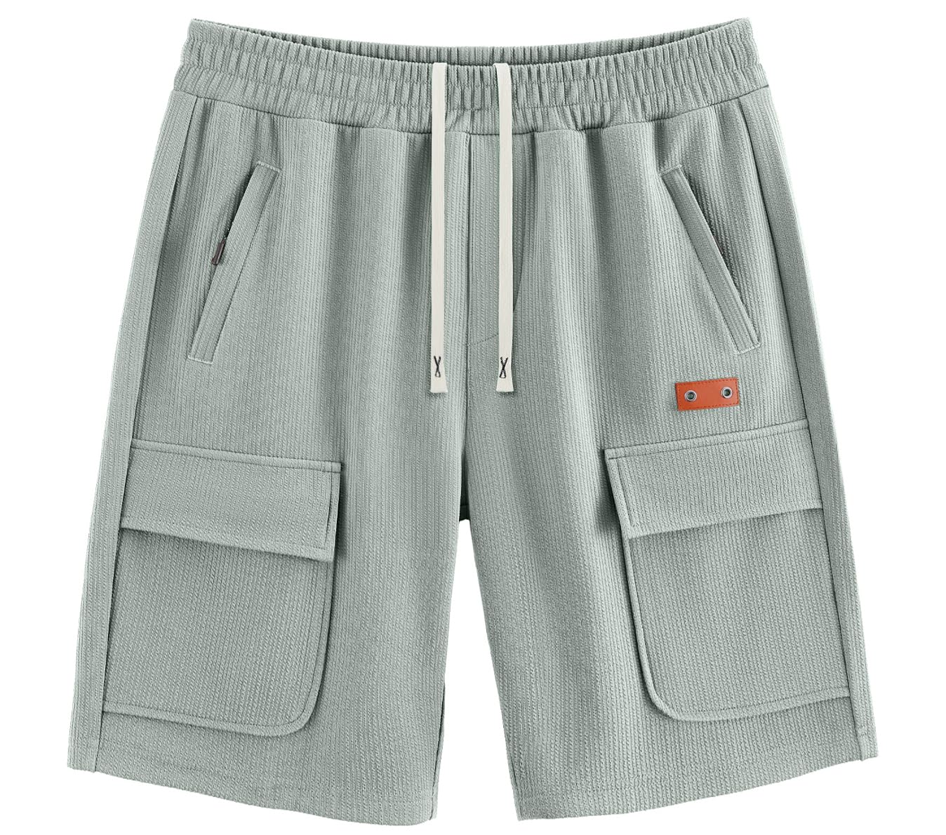 APTRO Kurze Hosen Herren Shorts mit Reißverschlusstasche Freizeitshorts Elastische Taille