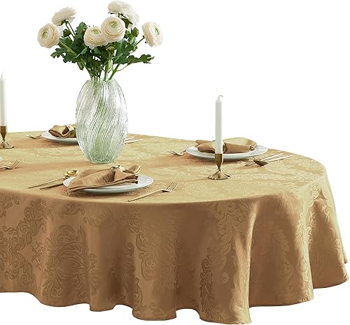Vista 167 de Newbridge Barcelona - Manteles de tela de damasco, no planchables, antimanchas Borgoña