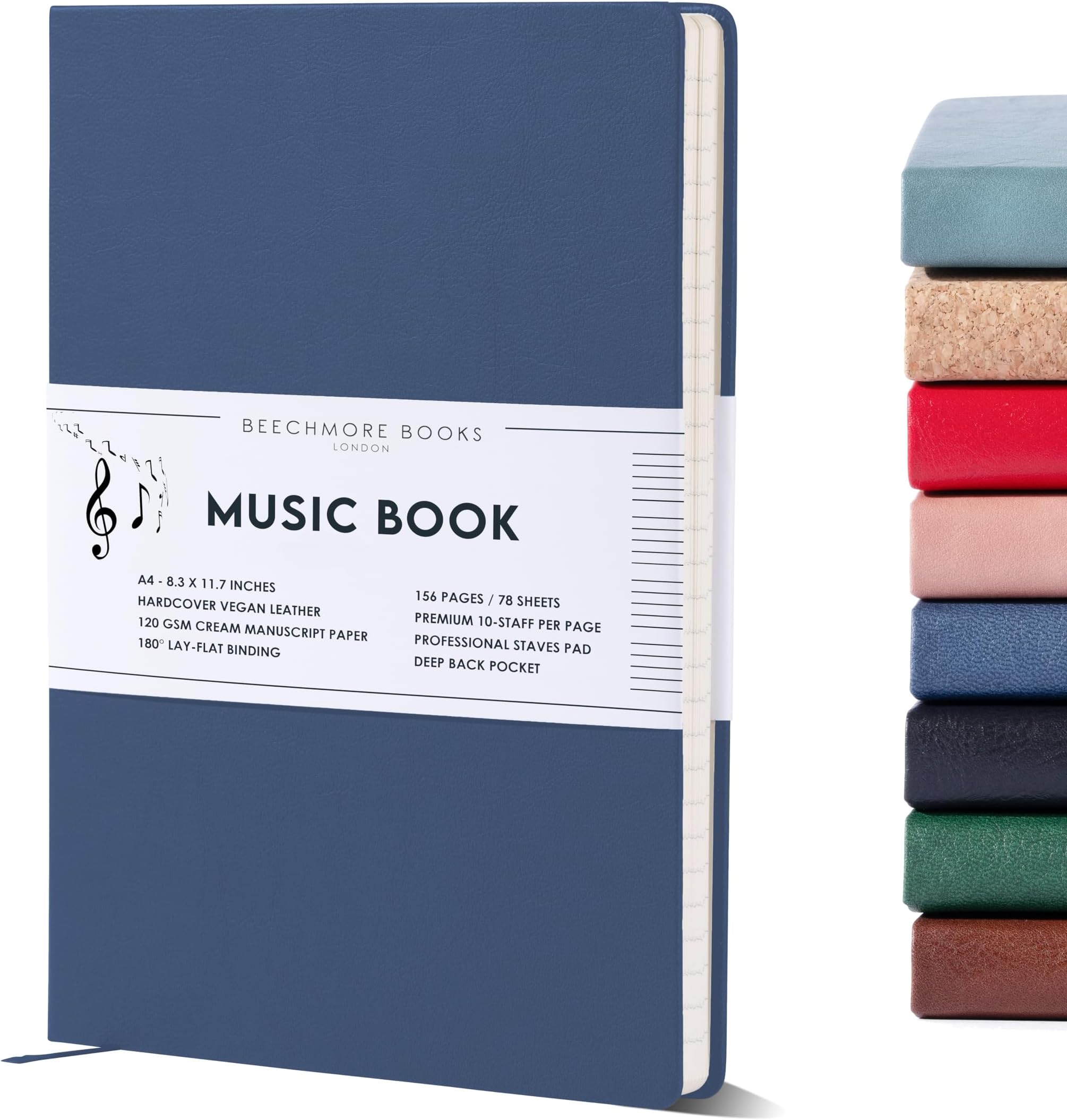 Moleskine Art Cahier Music Notebook, Soft Cover, XL (7.5" x
