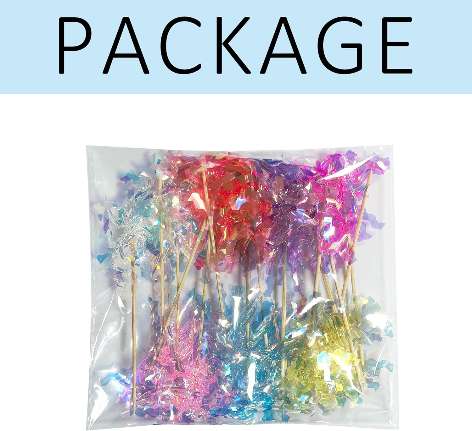 14PCS Foil Firework Cupcake Toppers, 7 Color Happy Birthday Cake Toppers, Sparkle Tinsel Flower Drink Stirrers Cocktail Food Fruit Toothpicks for Cake Decoration Party Supplies