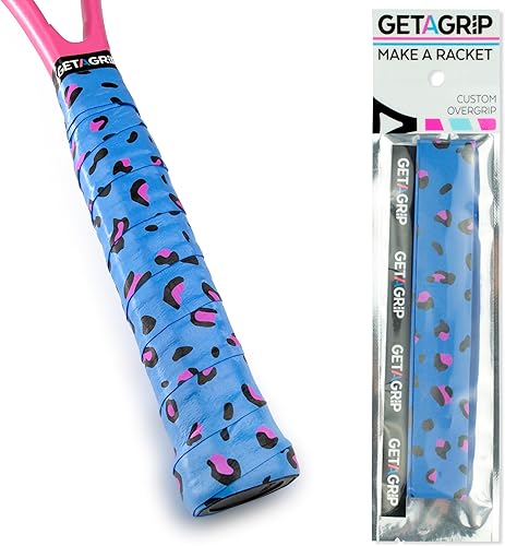 Miniatura 9 de Get A Grip - Cinta de agarre de raqueta de tenis personalizada - Overgrips de tenis antideslizantesde secado rápido - Agarre de raqueta de bádminton