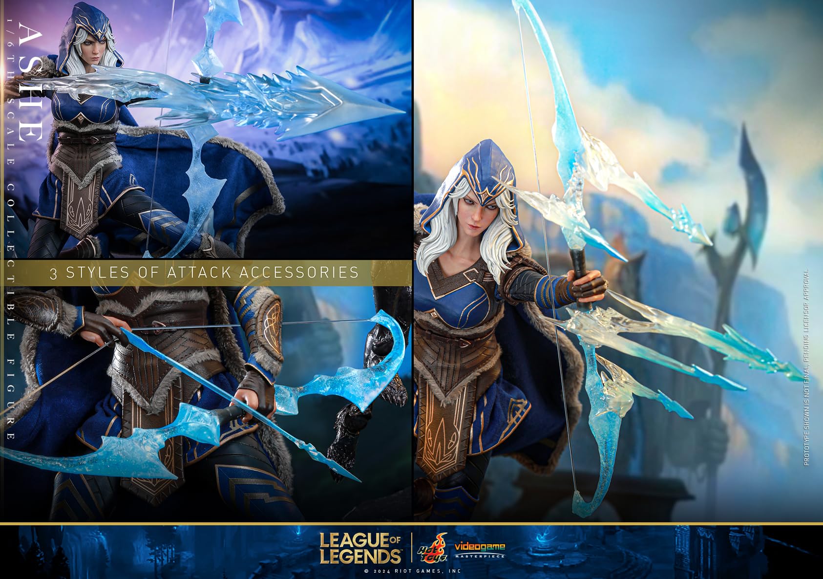 Figura in scala 1/6 del videogioco Capolavoro League of Legends Ash