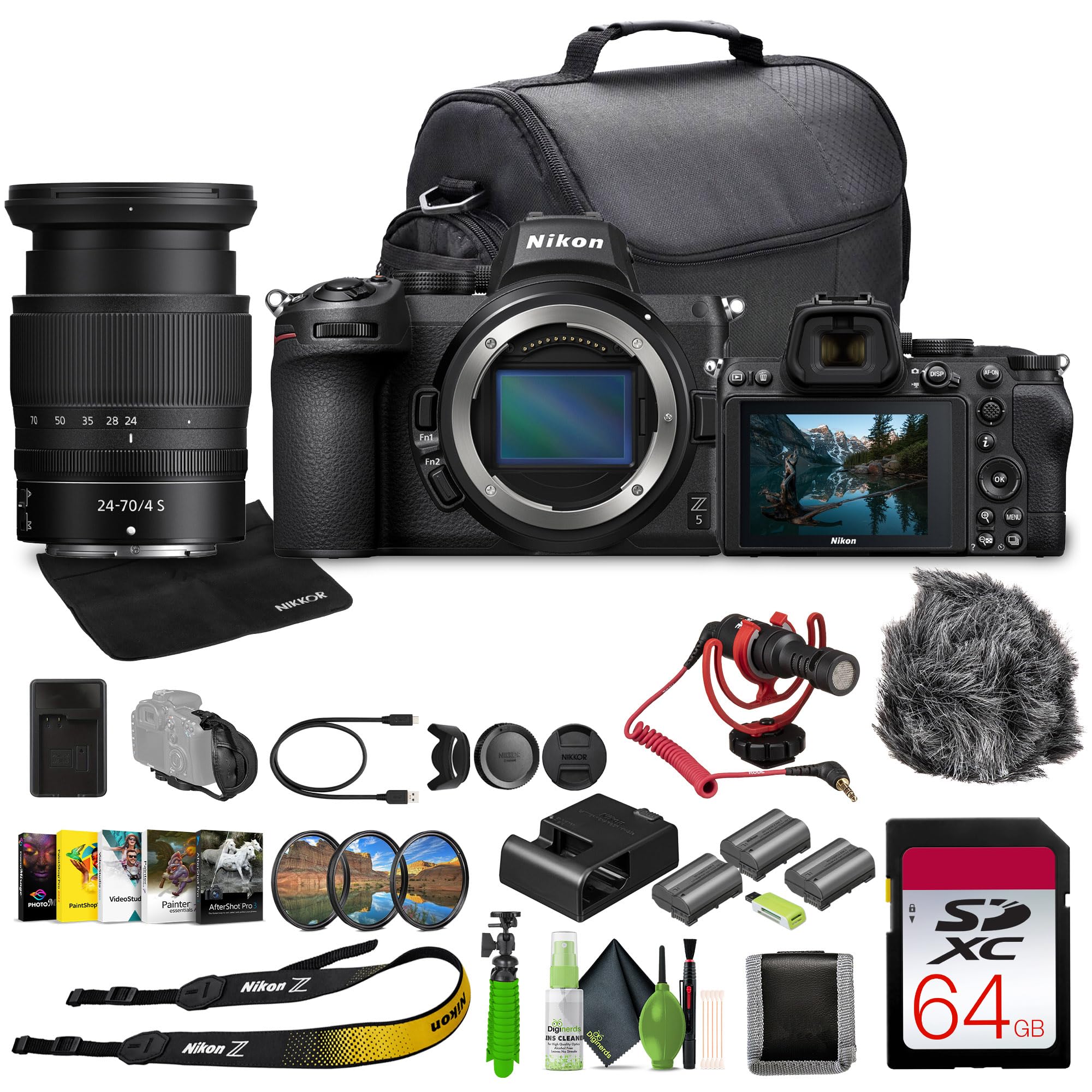 Amazon.com : Nikon Z5 Mirrorless Full Frame Camera with 24-70mm f