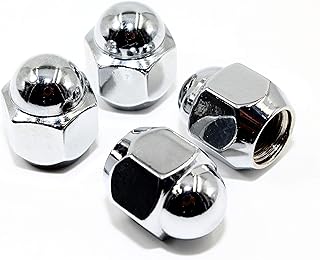 Set of 20 Veritek 12x1.25mm 3/4 Hex 0.95 Inch Chrome OEM Factory Style Acorn Conical Seat Dome Top Lug Nuts for Subaru Factory Wheels