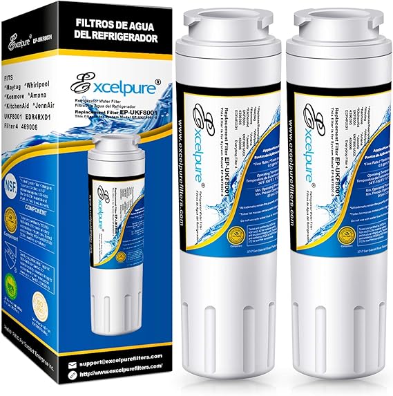 EXCELPURE UKF8001 Replacement for Whirlpool FILTER 4