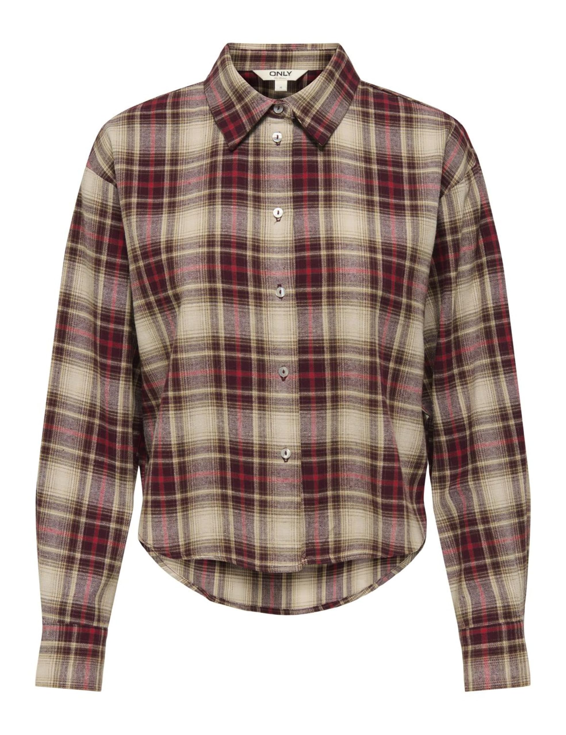 ONLY Damen Onljilda Ls Check Shirt WVN