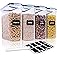 Utopia Kitchen Cereal Containers Storage Set 