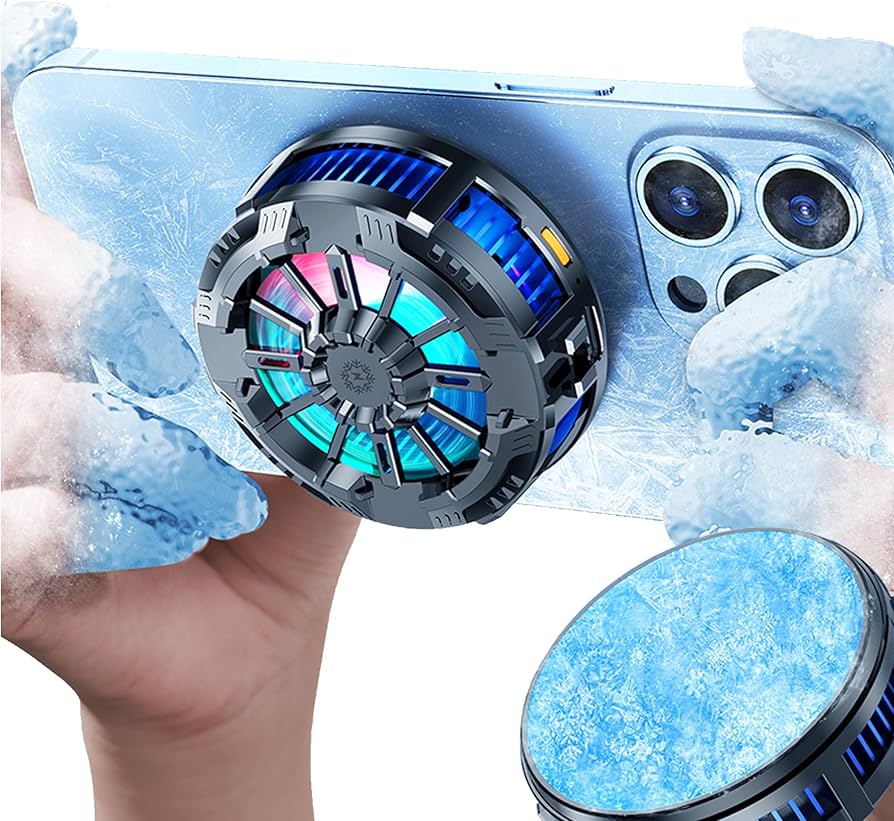 Amazon | スマホ 冷却ファン2025 スマホ タブレット 冷却ファン 磁気式