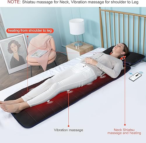 Miniatura 7 de COMFIER Shiatsu - Masajeador de pies con calor, vibración, máquina de masaje de pies de compresión rodante para fascitis plantar, tapete de masaje,
