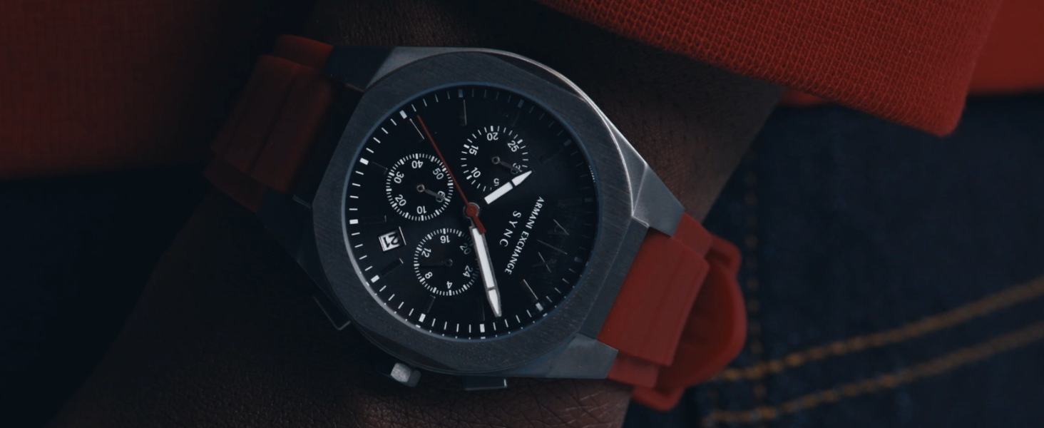 Amazon.com: A|X Armani Exchange Multifunction Men's Watch, Black