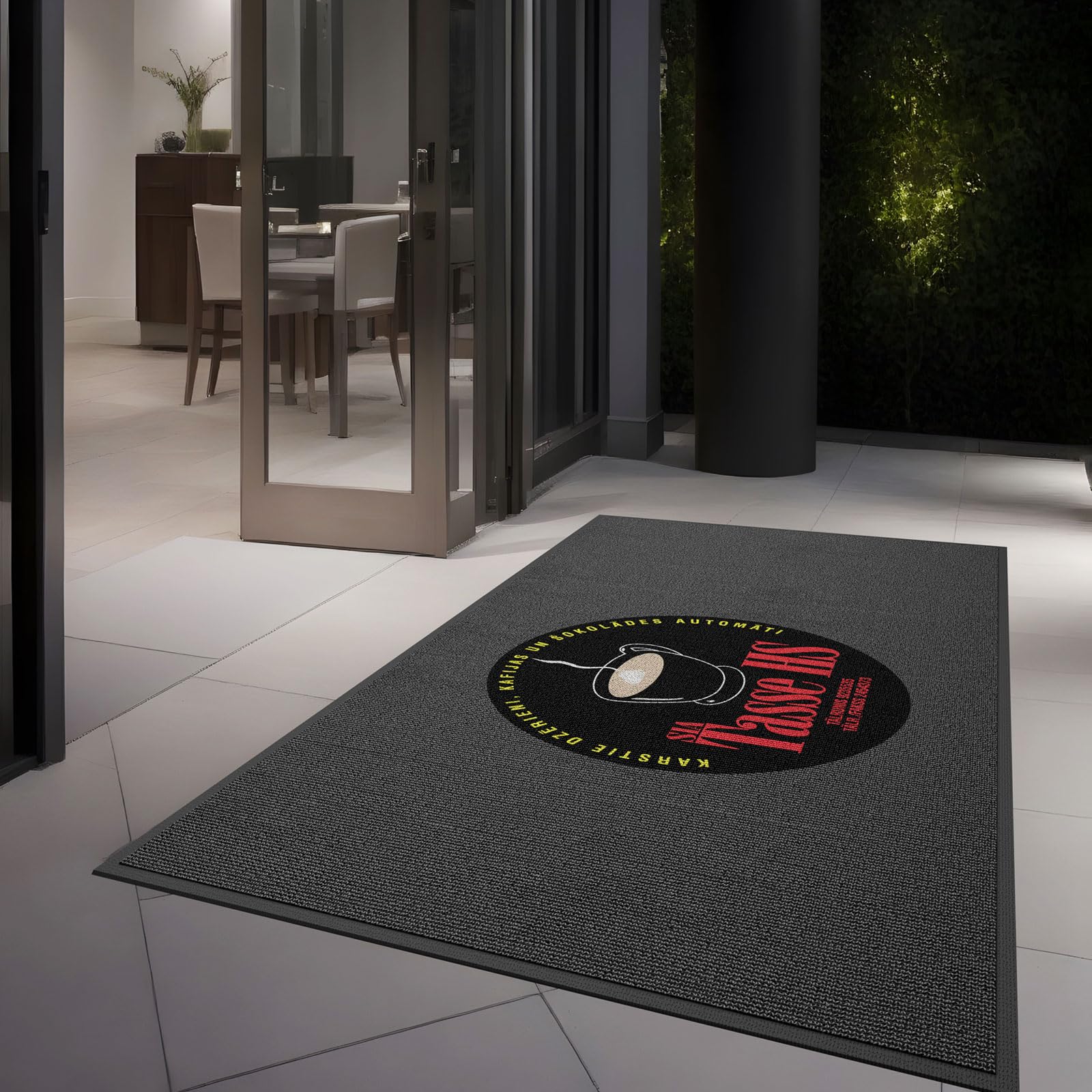 Custom Doormat Floor Mat Entryway Area Rug Welcome Carpet for Business Home Indoor/Outdoor Non Slip Washable Durable
