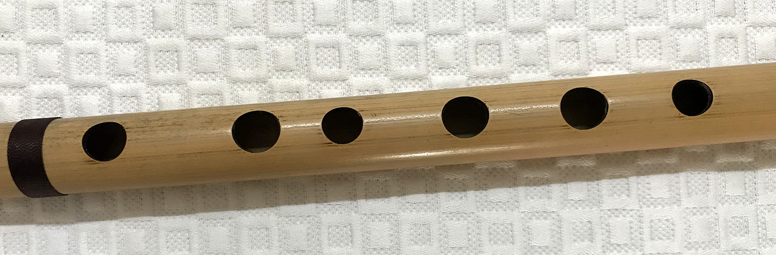 Flauto da concerto in bambù con scala C Bansuri con copertura in velluto e custodia Rexine