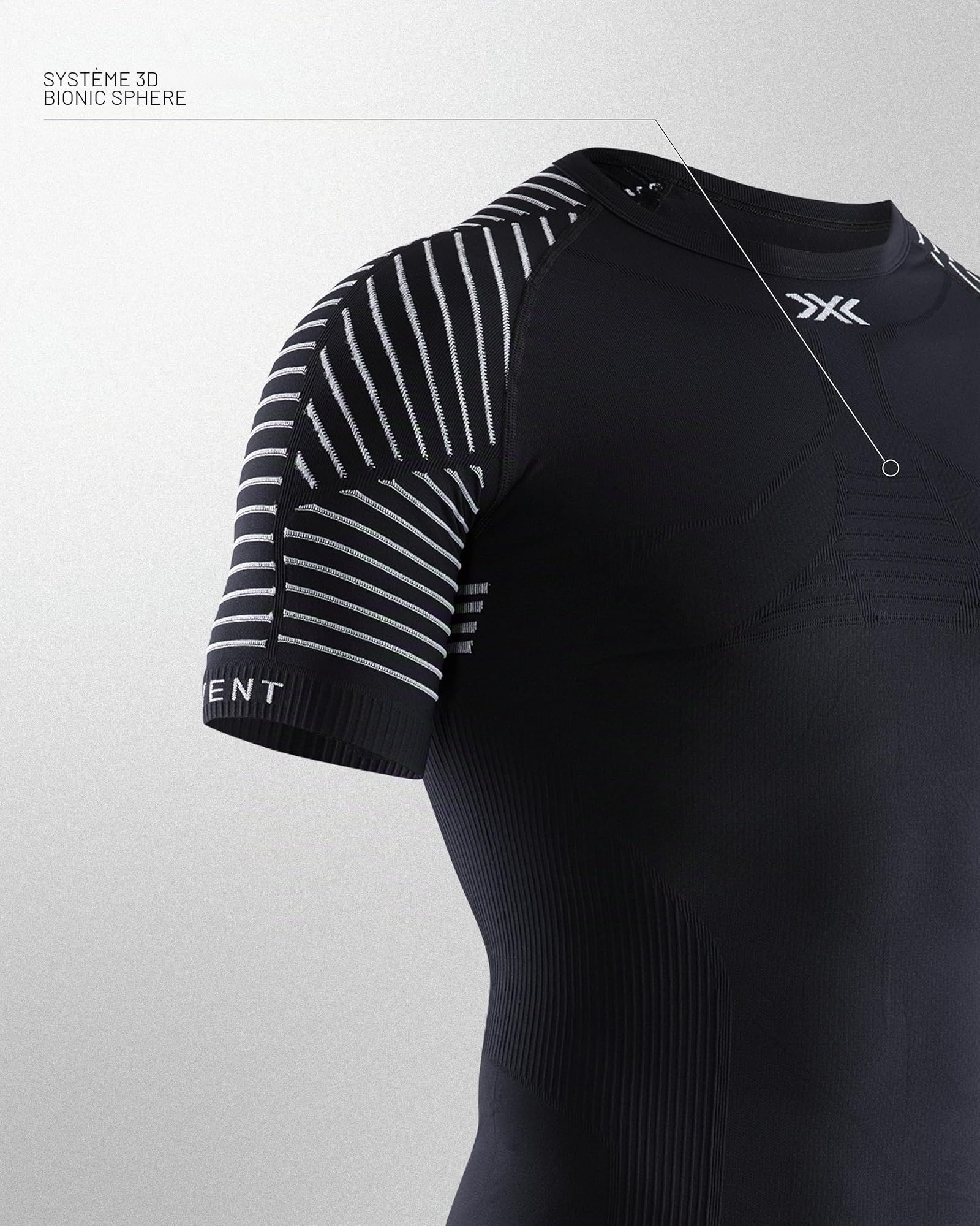 X-BIONIC Invent 4.0 Light Round Neck Sleeve Men T-Shirt Homme (Lot de 1)