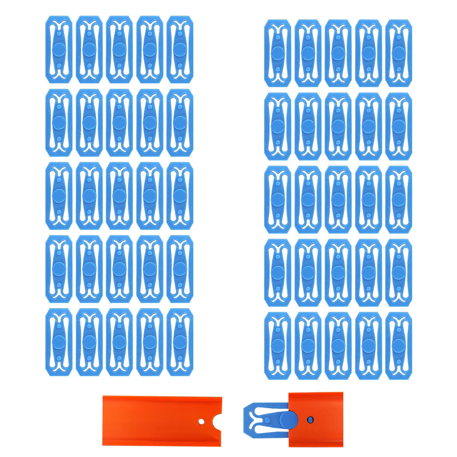 ARSUNOVO Racetrack Connectors Set of 50 Compatible with Hotwheels