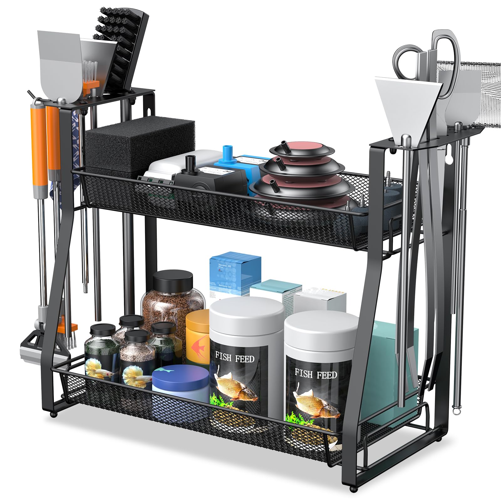 fish accessories supplier Amazon.com: Pawfly Aquarium Tool Organizer, Detachable Metal Fish Tank  Accessory Organizer, Aquascaping Tool Storage Rack for Terrariums, Shrimp  Tanks & Planted Tanks, Fish Tank Maintenance Tool Holder Shelf : Tools &  Home