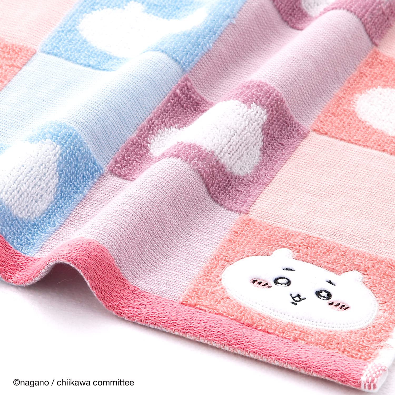 Amazon｜ちいかわ(Chiikawa) パターン スリムバスタオル ピンク