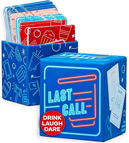Last Call («Última llamada») - Juego de beber para adultos, juego de cartas para fiestas y noches de juegos grupales (versión en inglés)