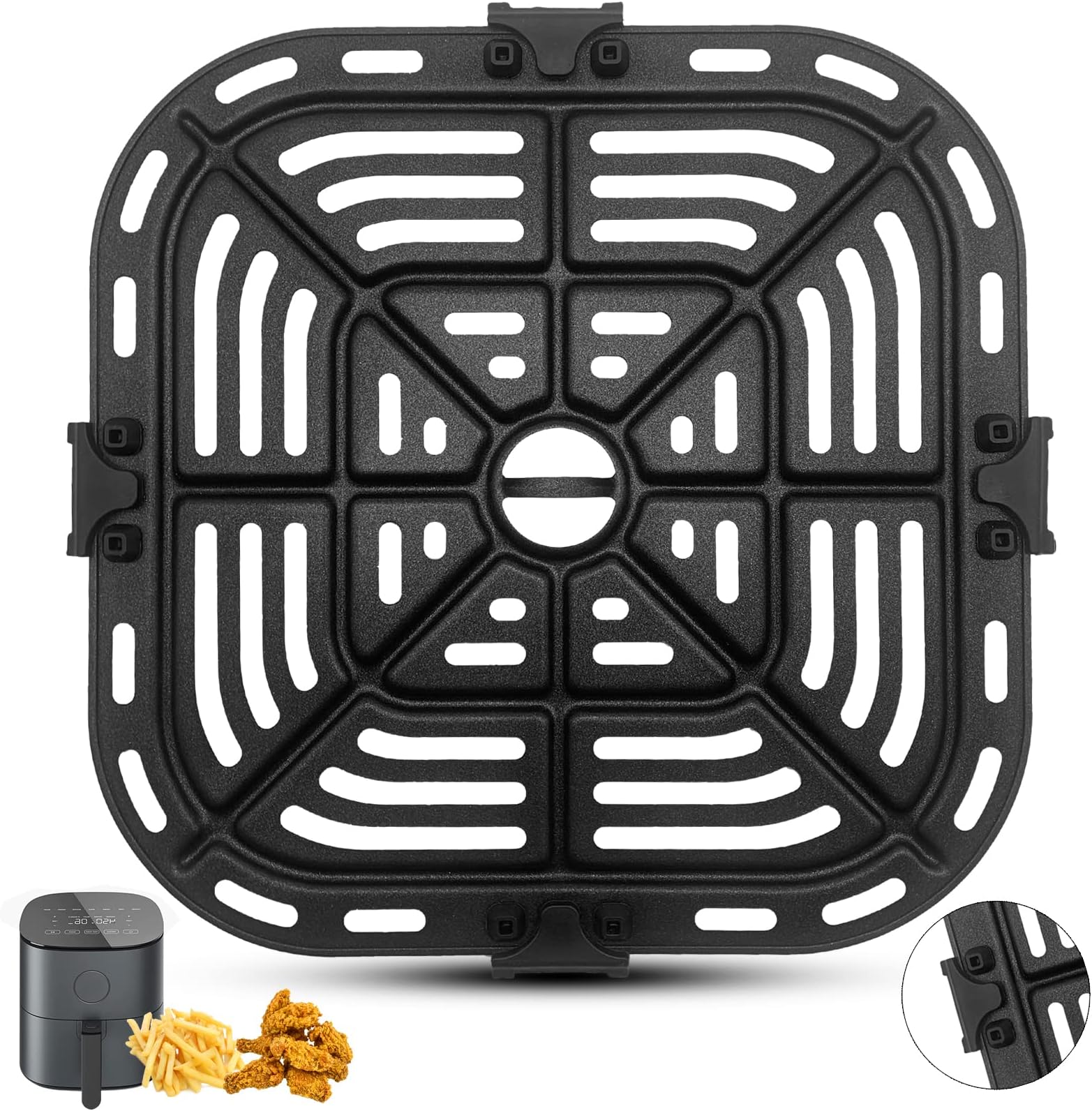 Air Fryer Rubber Bumpers for Instants Vortex COSORI Air Fryer Crisper